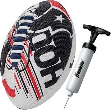 Franklin Sports NFL Team Mini Footballs - Youth 8.5" Official NFL Licensed Football + Air Pump Set