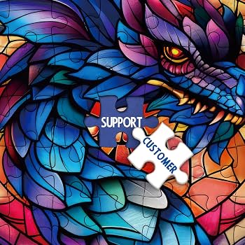 1000-Piece Jigsaw Puzzle For Adults - Fantasy Dragon Art, 27.5x19.7 Inches, With Lettered Back For Easier Sorting - View #9