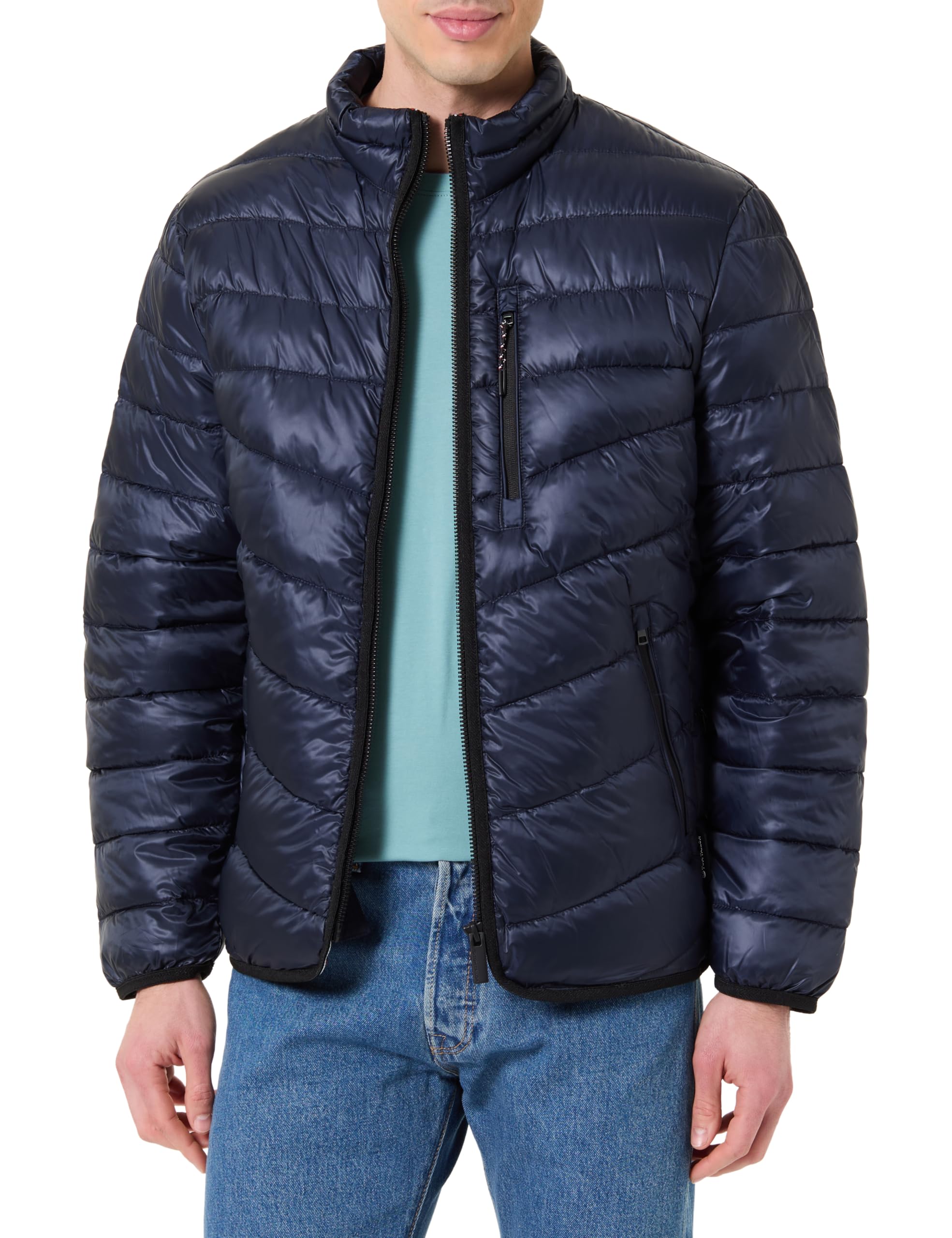 TOM TAILOR Herren Lightweight Jacke mit Steppung