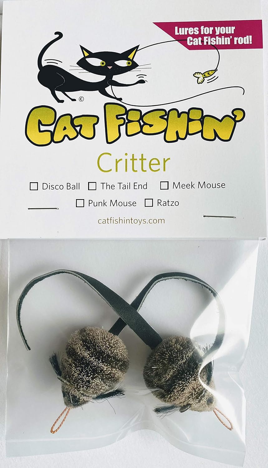 Cat Fishin' Critters: Meek Mouse 2-PK