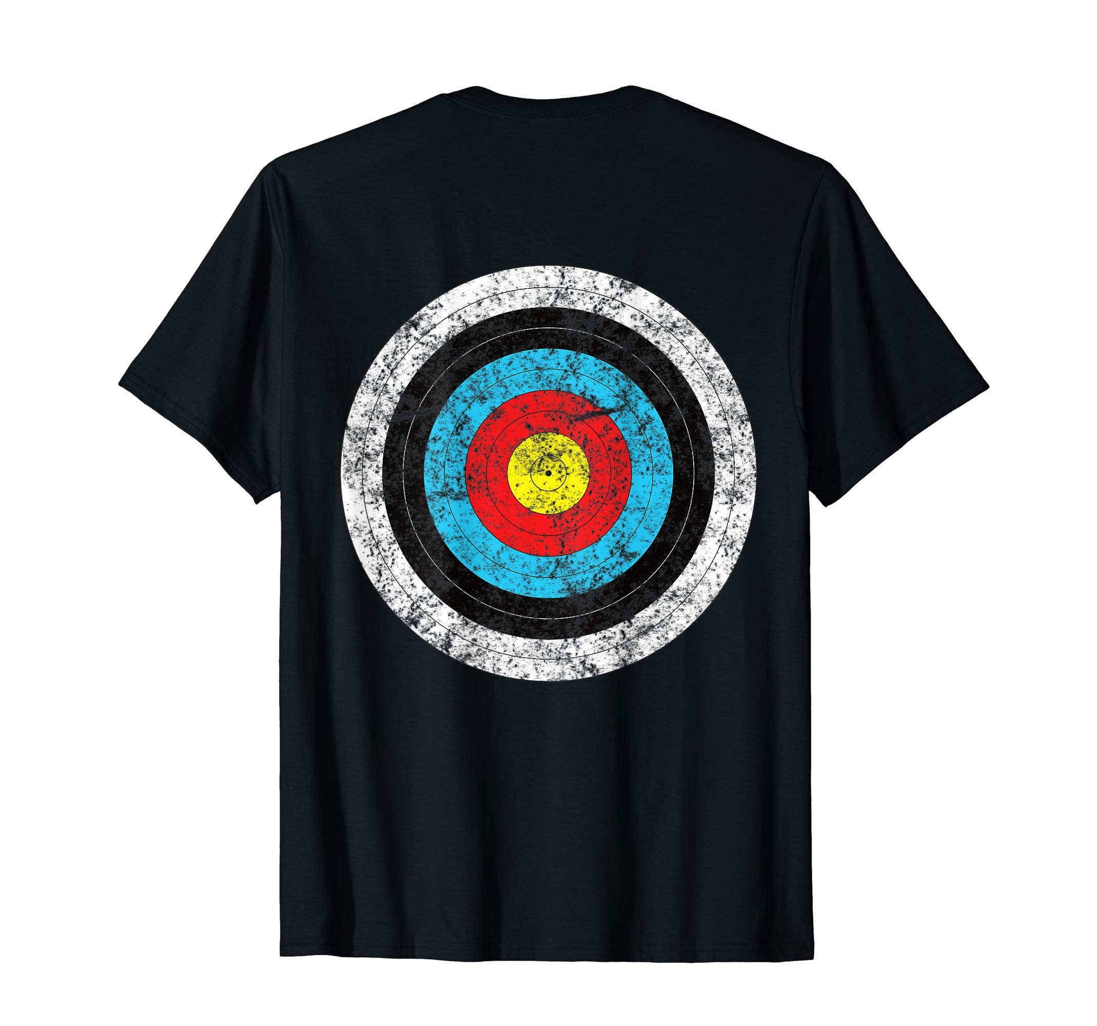 Bullseye Target Shirts and Gifts(Print on Back) Funny Retro Archery Target Hunter T-ShirtOEKO-TEX STANDARD 100