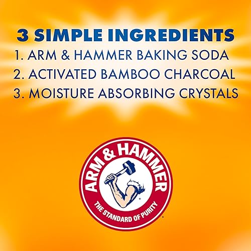 Miniatura 5 de Arm & Hammer Essentials - Bañera desechable absorbente de humedad y eliminador de olores, sin fragancia, 1 libra, paquete de 3, atrae y atrapa el