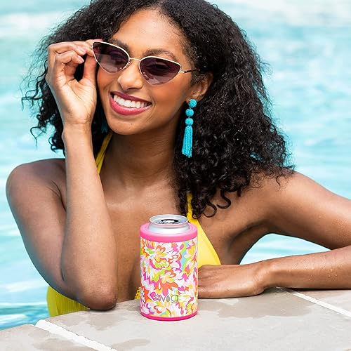 Miniatura 7 de Swig Life - Enfriador de botellas de 12 onzas con triple aislamiento, apto para lavavajillas, doble pared, acero inoxidable para latas o botellas,