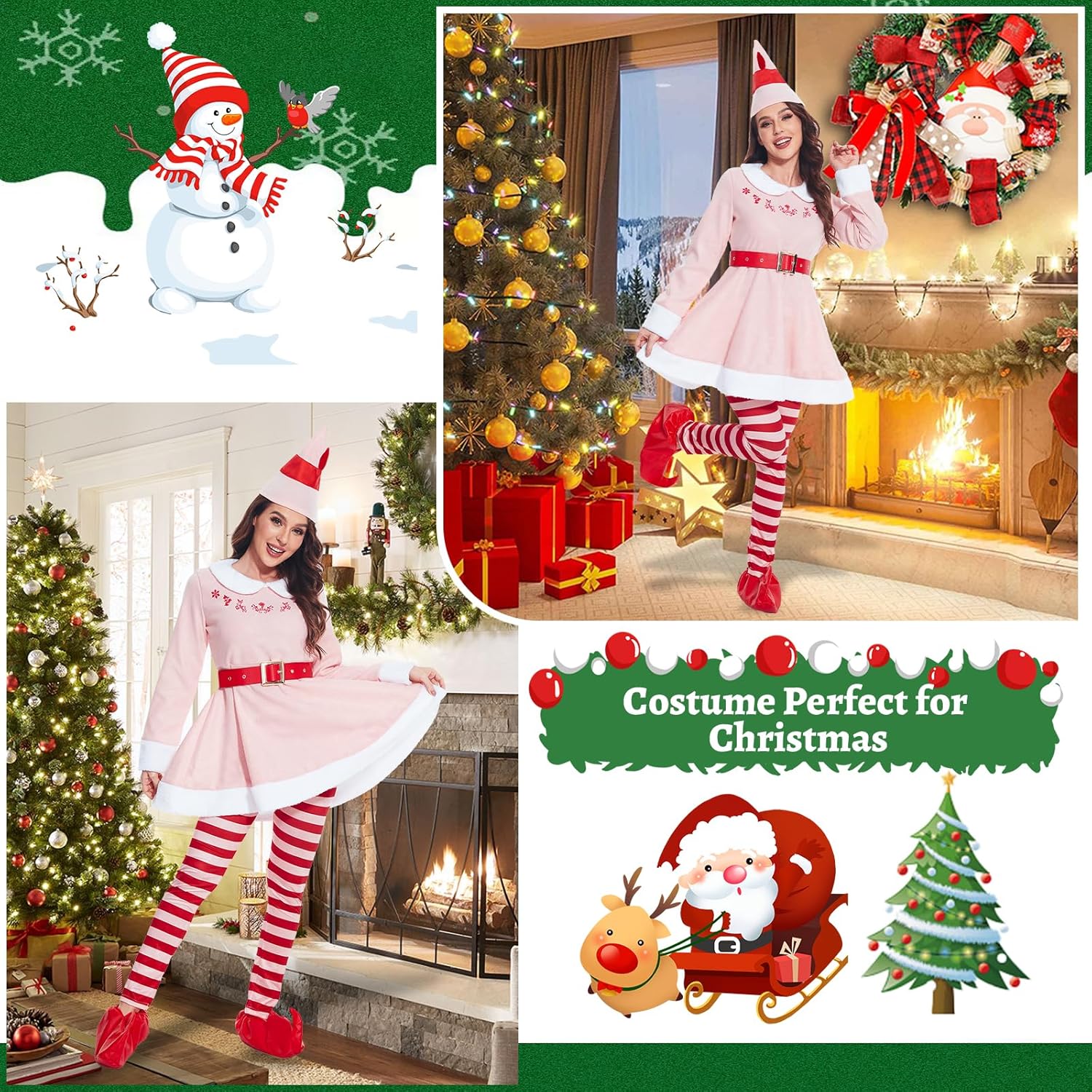 Christmas Costume for Women, Women Movie Deluxe Jovi the Dress Adult, Christmas Costume - Image 5