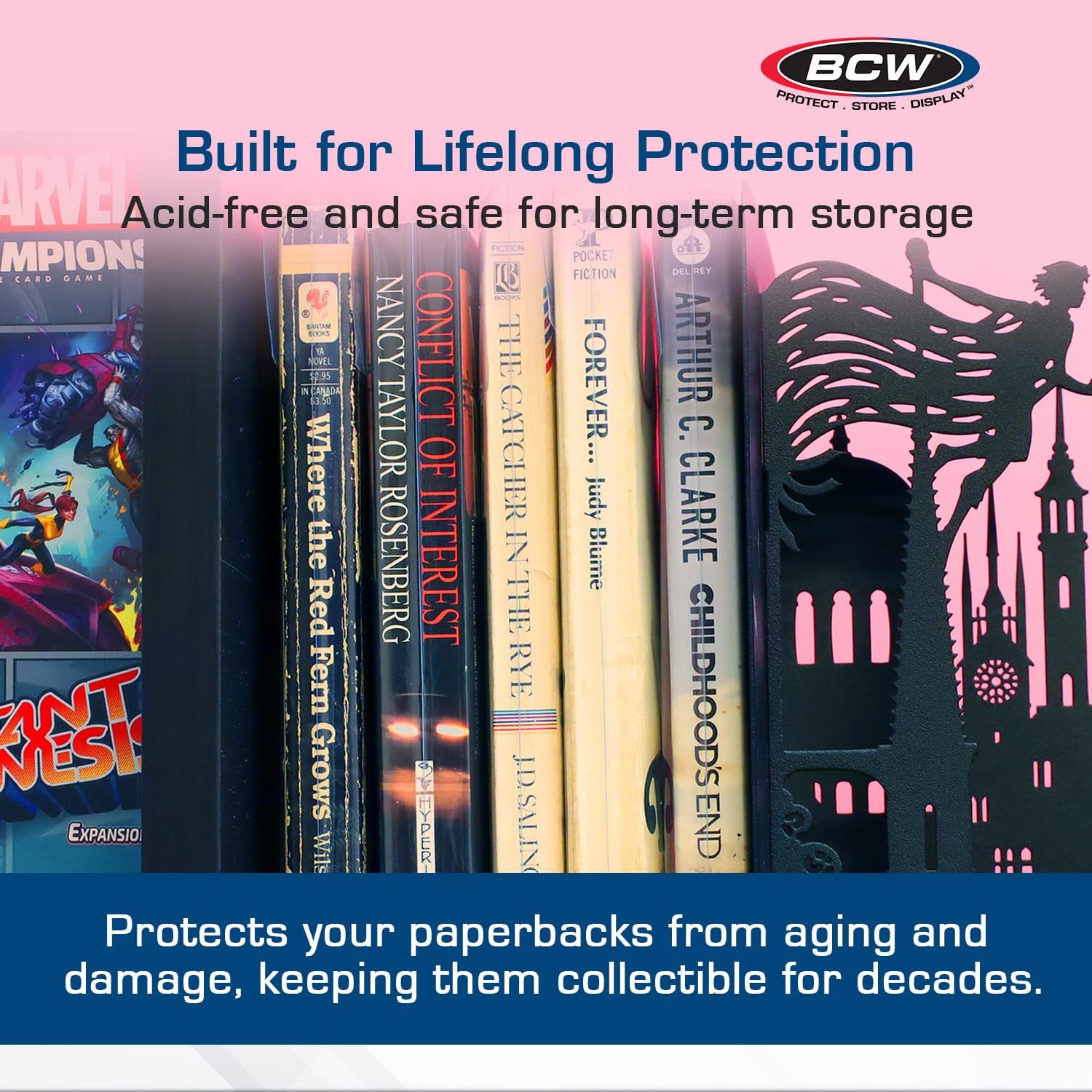 BCW Paperback Book Bags - 200-Pack | 5 x 7 3/8 Inches | Crystal Clear Polypropylene, Acid-Free Protection for Your Pocket Paperbacks | Book Covers for Paperbacks image 5