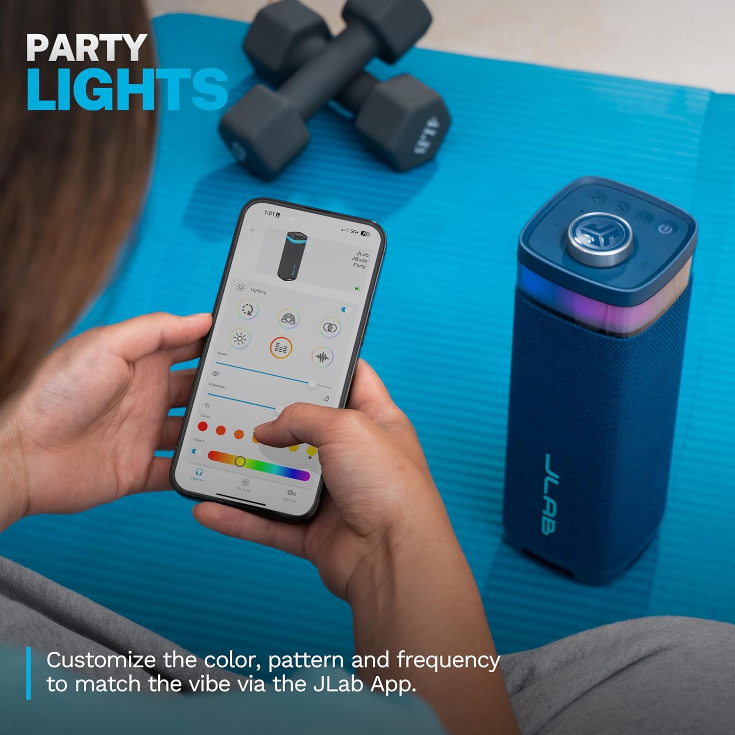 JLab JBuds Party Portable Bluetooth Speaker