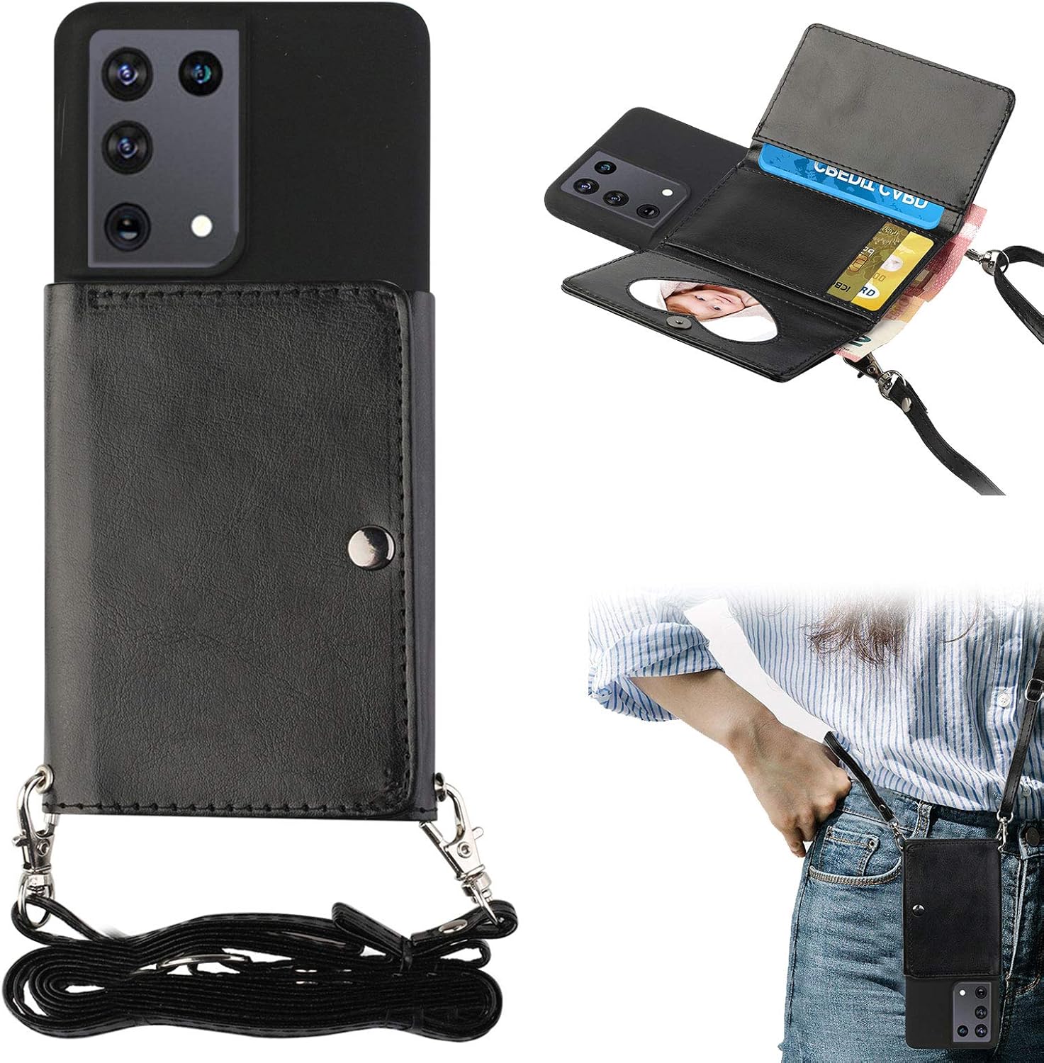 Samsung Galaxy S22 Hülle Mit Band Shinyzone Hülle für Samsung Galaxy S22 Ultra 5G mit Band und