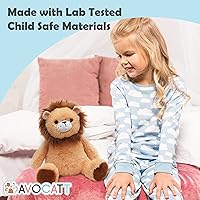 Vista 9 de Avocatt Heatable Stuffed Frog Plush - 10 Inches Unscented Microwavable Frog Toy - Warmable Heating Pad - Warm and Hot Therapy for Cramps, Back, and