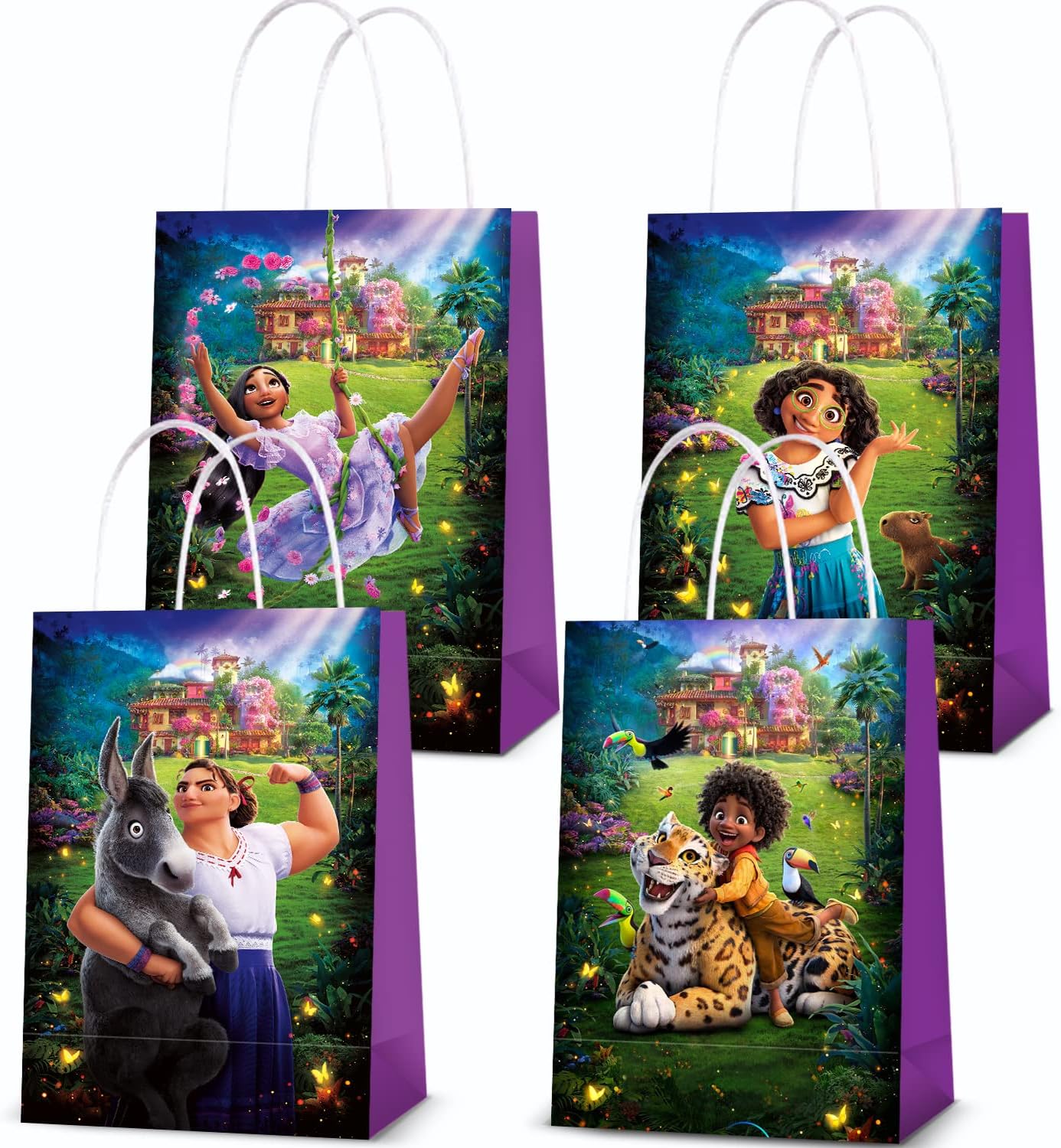 Encanto Birthday Party Supplies, 12Pcs Party Favor Gift Goodie Bags for Encanto