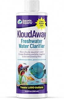 KloudAway Freshwater Aquarium Water Clarifier - Clears Cloudy Water, Water Clarifier for Fish Tank, Made in USA, Aquatic Experts, (500 ml)