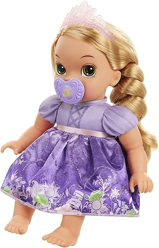 Miniatura 2 de Disney Princess Muñeca Rapunzel de lujo con chupete de bebé