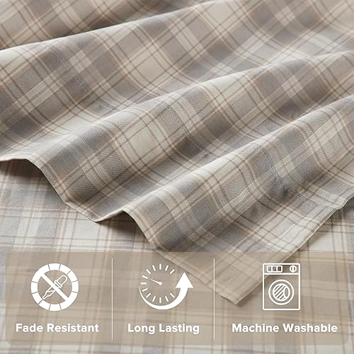 Vista 35 de Comfort Spaces - Sábanas con fundas de almohada Gris diamante