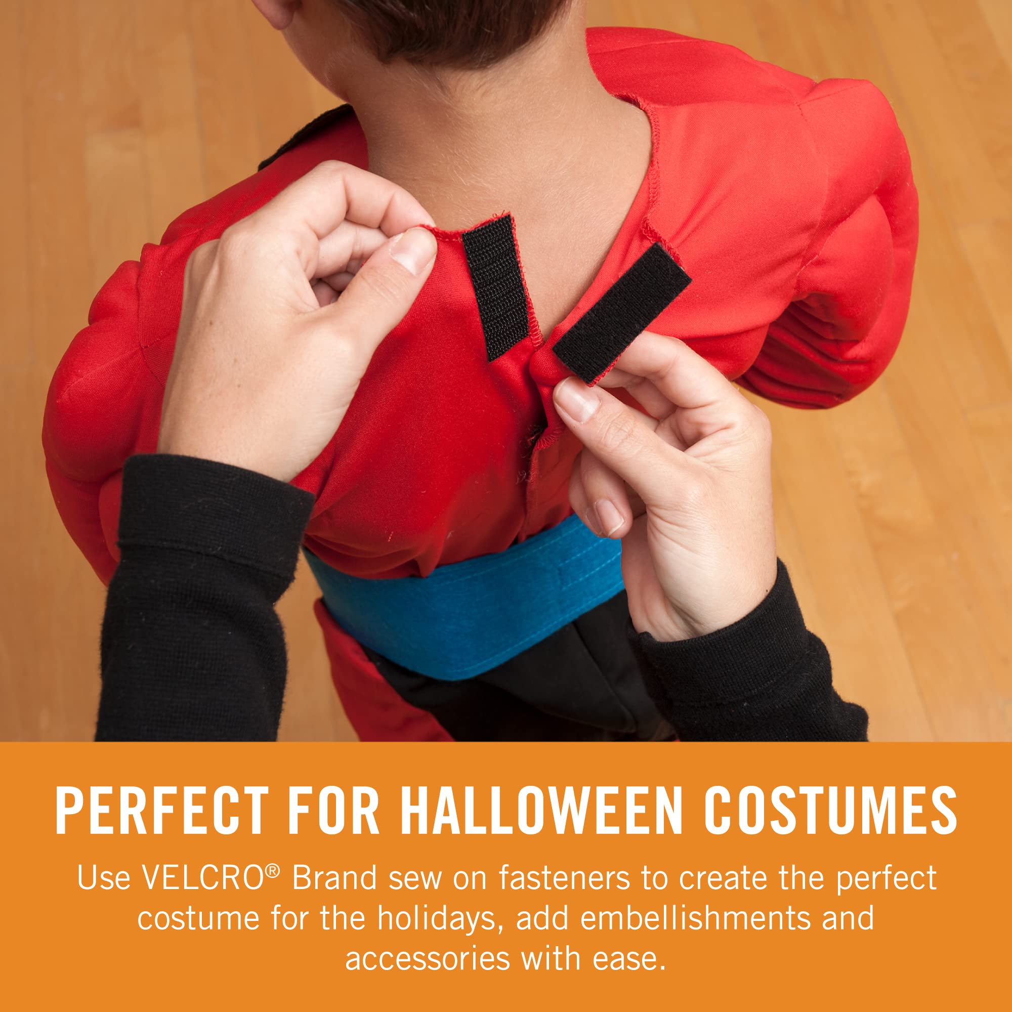 Image secondaire de Ruban Velcro Noir 2 x 38 cm pour Couture et Fixation