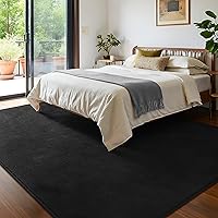 Vista 45 de Keeko Alfombras de área de 4 x 6 pies para sala de estar, alfombra suave y moderna de espuma viscoelástica para dormitorio, alfombra