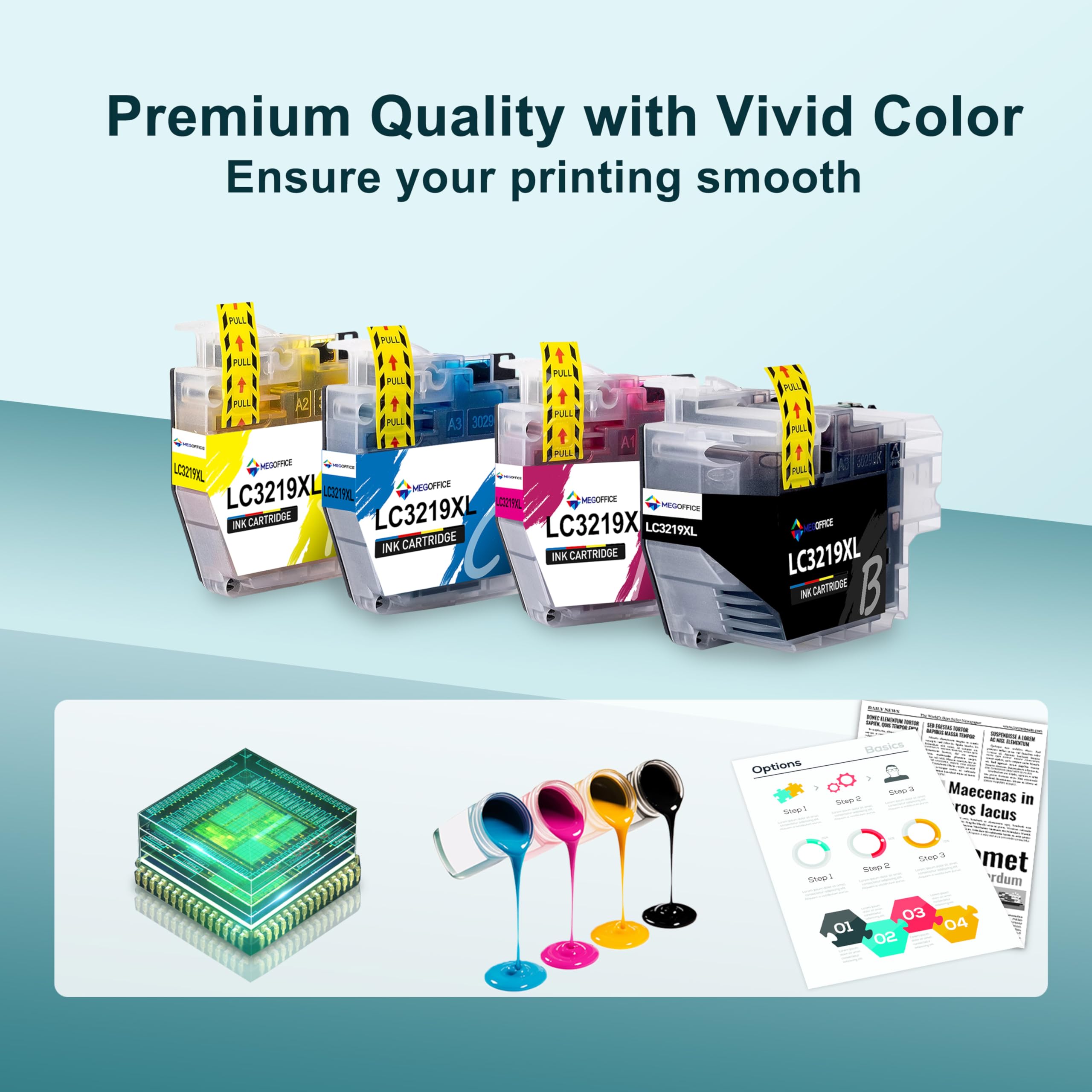 LC3219XL Cartucce D'inchiostro Sostituzione Per Brother LC - Foto 6