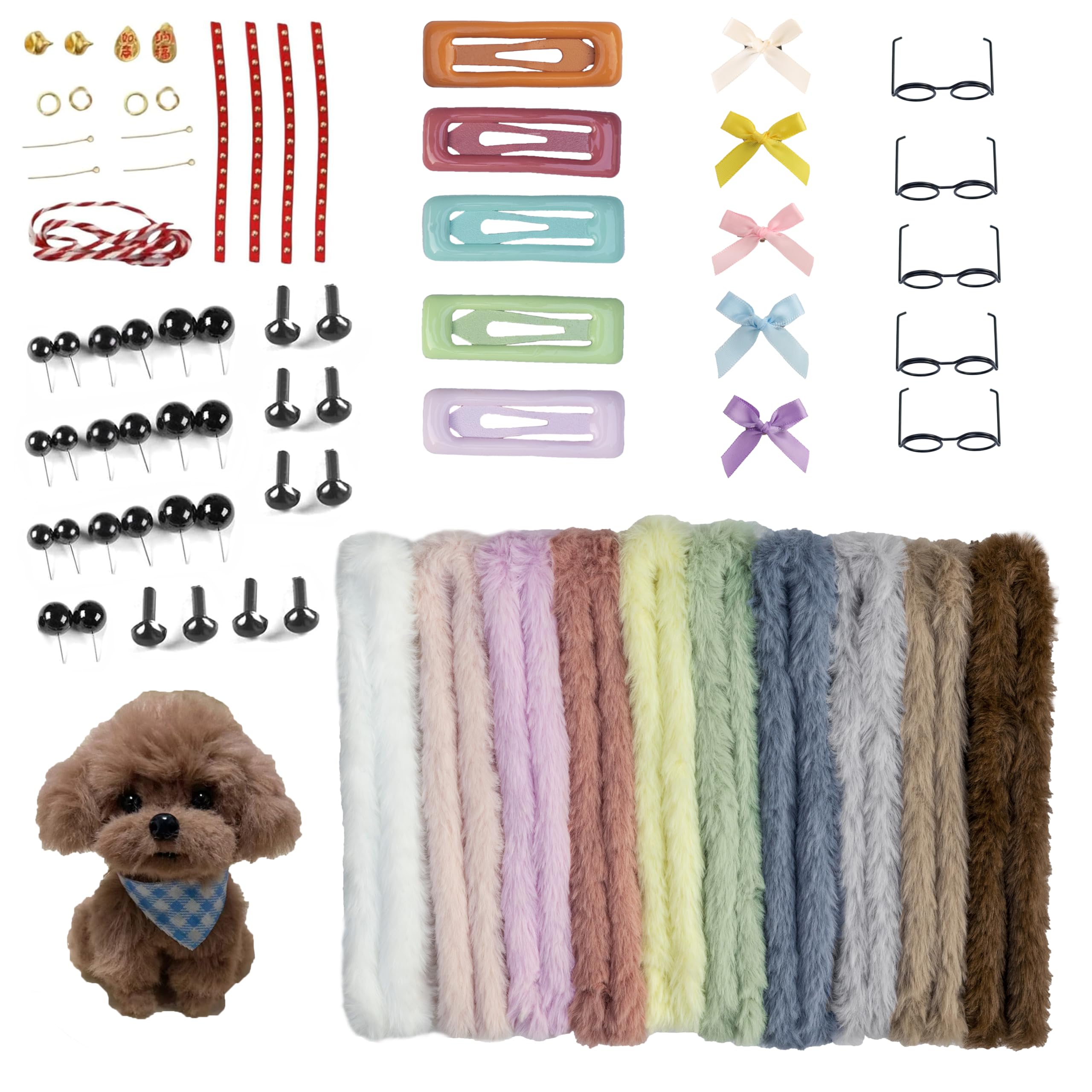 Amazon.co.jp: WoLraYuan モール 手芸 モフモフモール モ カラーモール