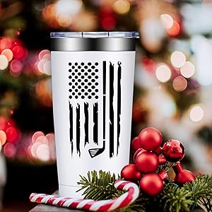 DOEARTE Golf Gifts for Papa - Christmas Gift for Papas - Fathers Day, Birthday Gift for Papas, Dad from daughter - Best Papa by Par 20oz Tumbler