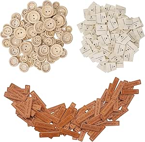 Etichette Fatte A Mano GTNCE - 70 Pezzi In PU, 7 Stili, Per Cucire Su Borse E Abiti