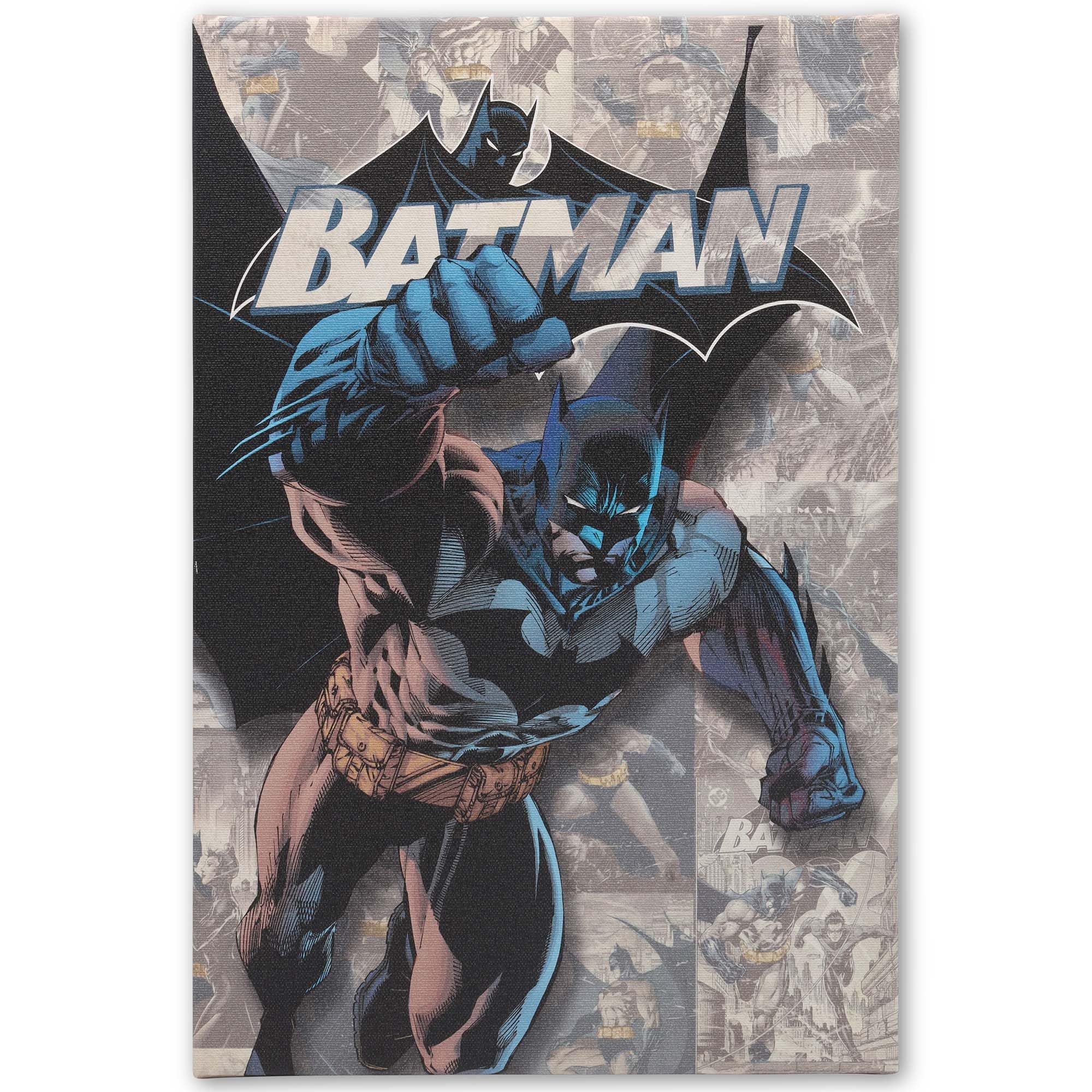 Toile Batman collage pour déco man cave et salon ciné geek