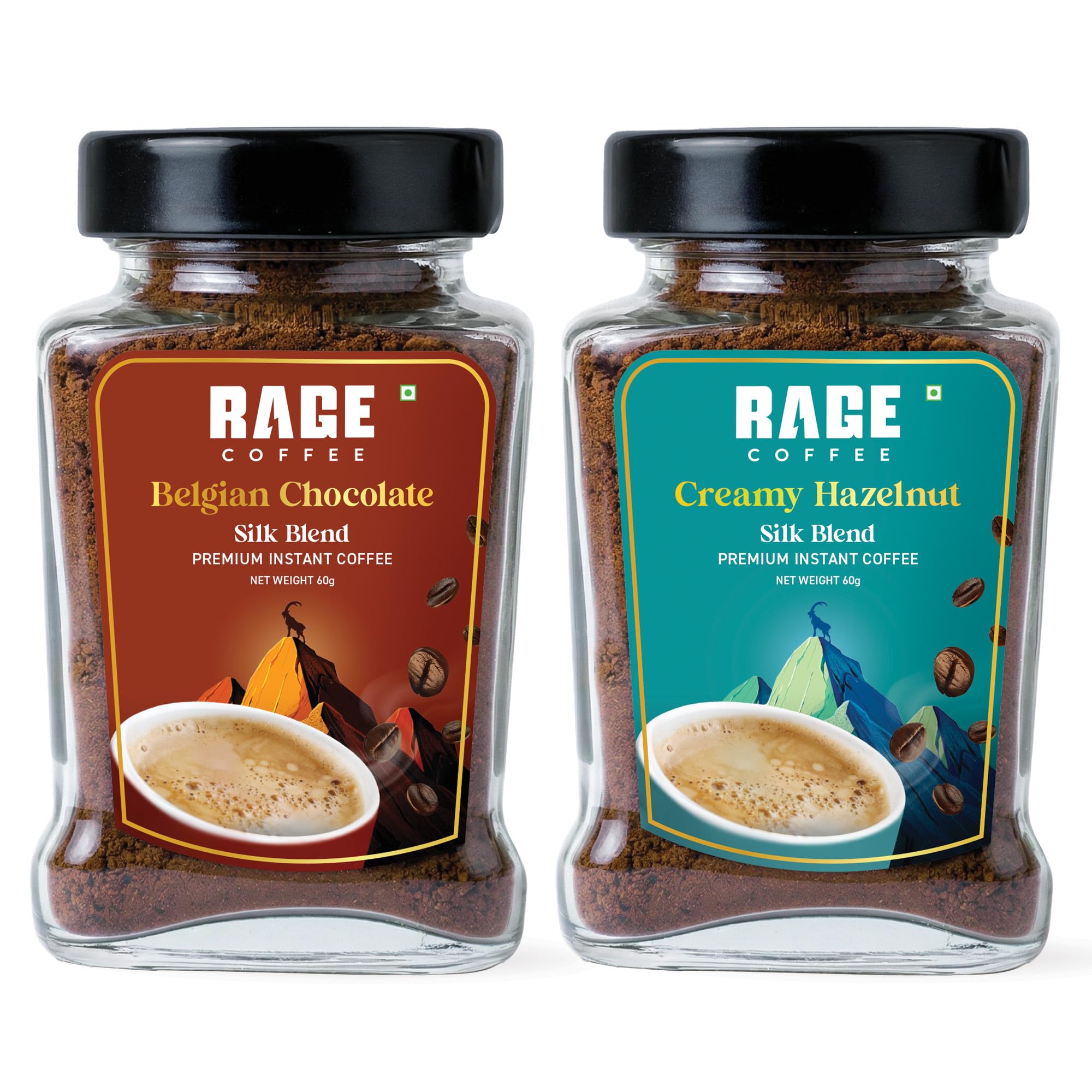 Rage Silk Blend Coffee 60g – Belgian Chocolate Hazelnut