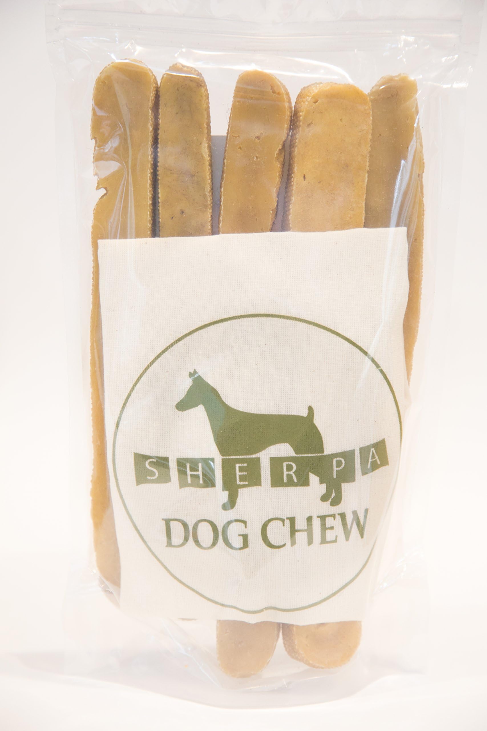 Free Chew Bag - 5 Large Sherpa Himalayan Dog Chews 1 Lb
