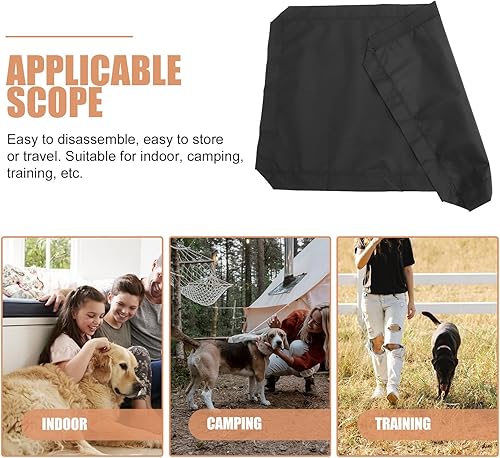 Miniatura 5 de Funda de repuesto para cama elevada para perro, hamaca de malla transpirable, 42.84 x 28.30 x 0.31 pulgadas