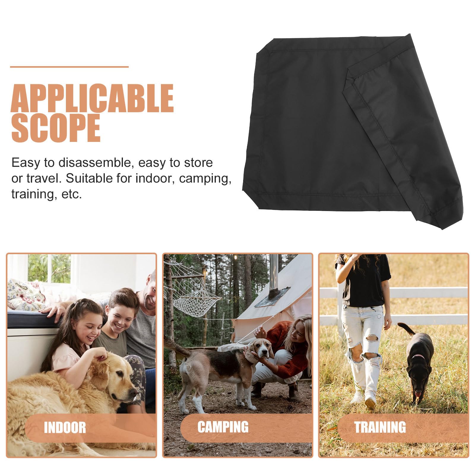 Copertura Letto per Animali Domestici 109X75 Pollici Lavabile in Oxford Resistente Traspirante Antiumidità per Cuccioli Uso Interno e Esterno