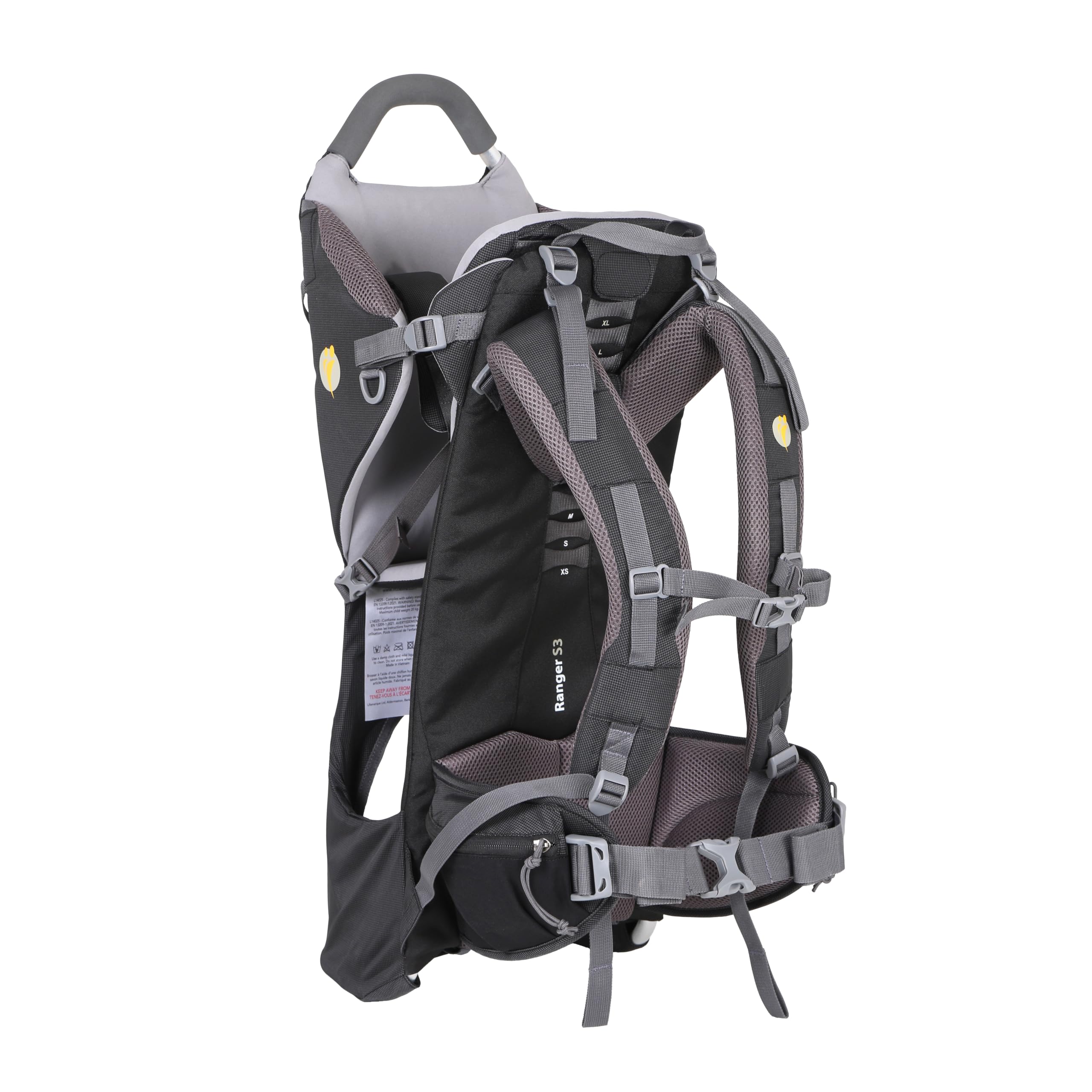 LittleLife Ranger - Portabebés y niños, color negro | Ligero y ligero