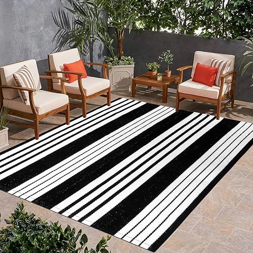 Miniatura 38 de Tiveney Tapete para puerta delantera, entrada exterior, 2 x 3 pies, alfombra de otoño para exteriores, alfombra lavable de algodón tejido de algodón