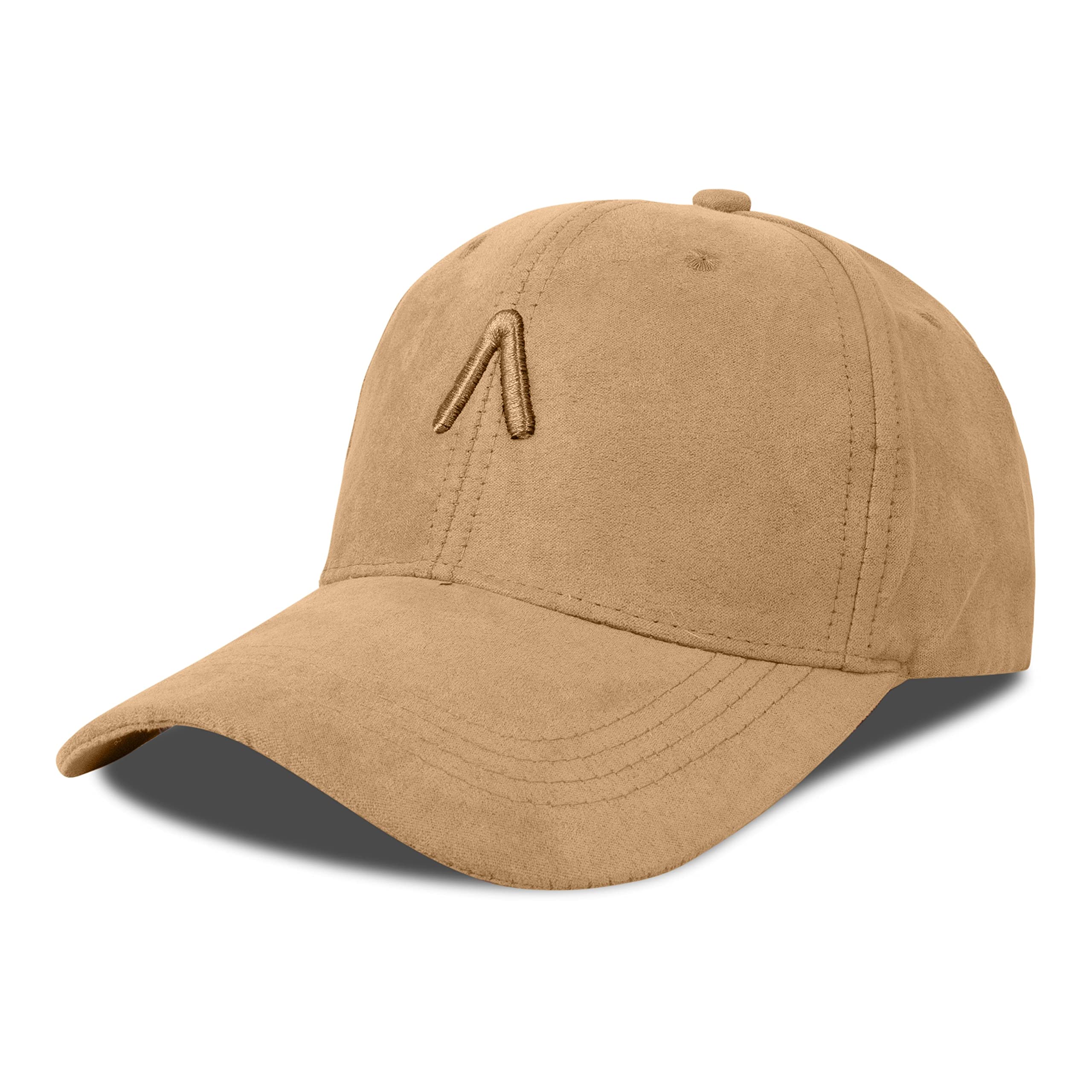 aavjo Unisex Faux Suede Baseball Adjustable Cap for Men Women-picture-19
