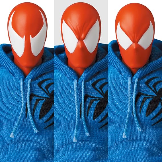 MAFEX No.186 MAFEX SCARLET SPIDER (COMIC Ver.) Total Height Approx. 6.1 inches (155 mm), Non-scale, Pre-painted Action Figure