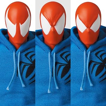 MAFEX No.186 MAFEX SCARLET SPIDER (COMIC Ver.) Total Height Approx. 6.1 inches (155 mm), Non-scale, Pre-painted Action Figure