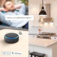 Vista 7 de Feit Electric A19 Smart LED Light Bulb, 60W Equivalent, Dimmable, RGBW Color Changing, Alexa & Google Home Compatible, 2.4GHz Wi-Fi Enabled, 800