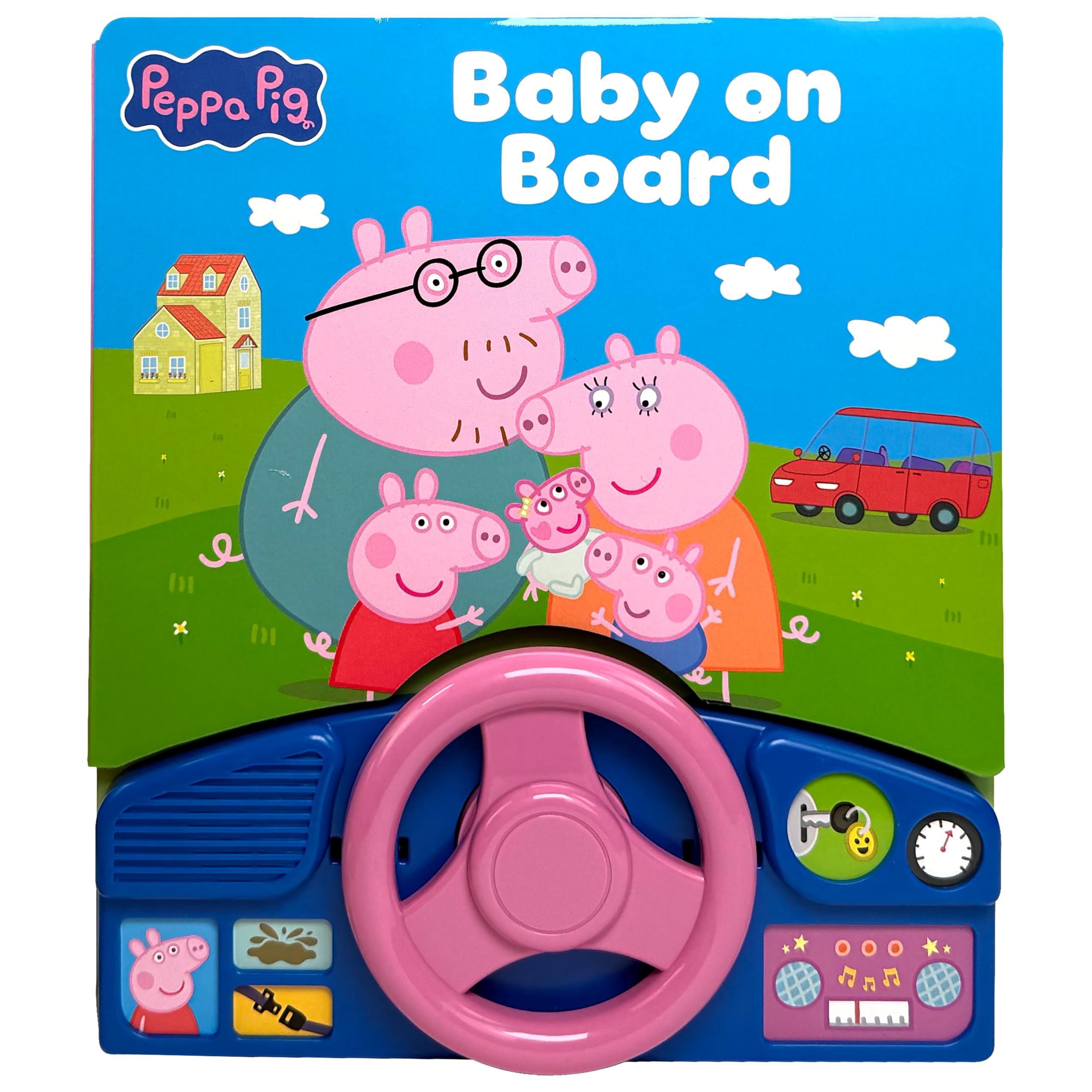Peppa Pig: Baby on Board Sound Book by PI Kids (Board book)