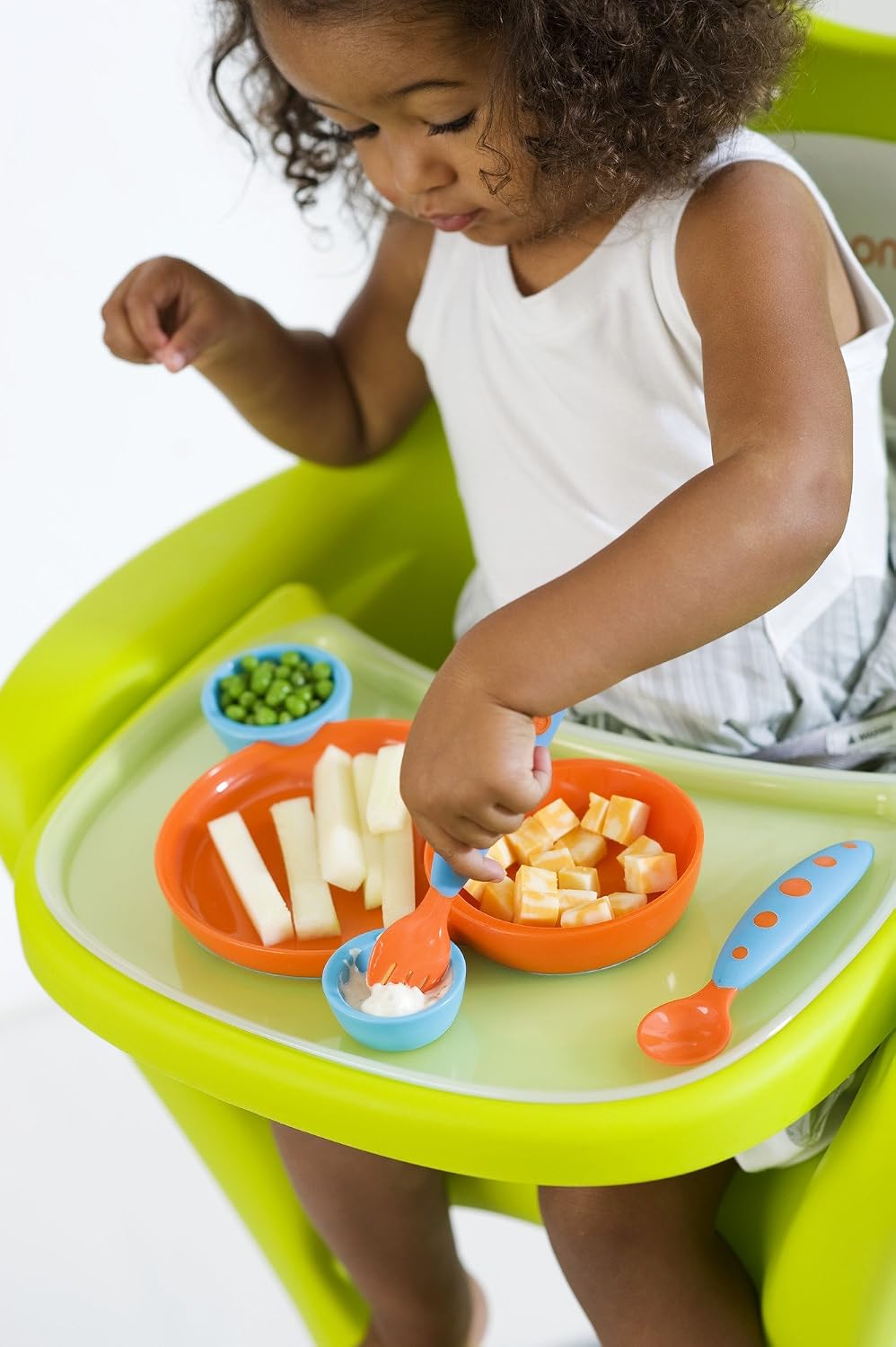 Boon Modware Toddler Utensils, Blue Multi