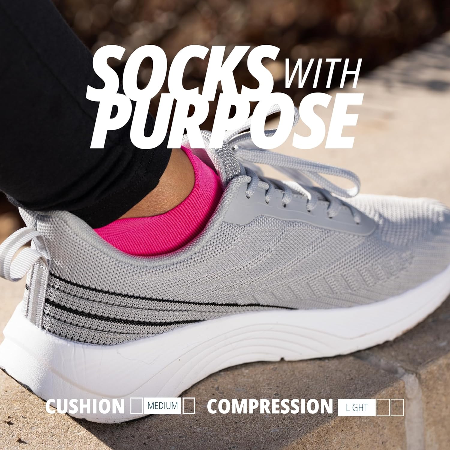 OS1st AC4 Active Comfort No-Show Socks | Blister Protection, double-tab and reinforced seamless toe - Image 4