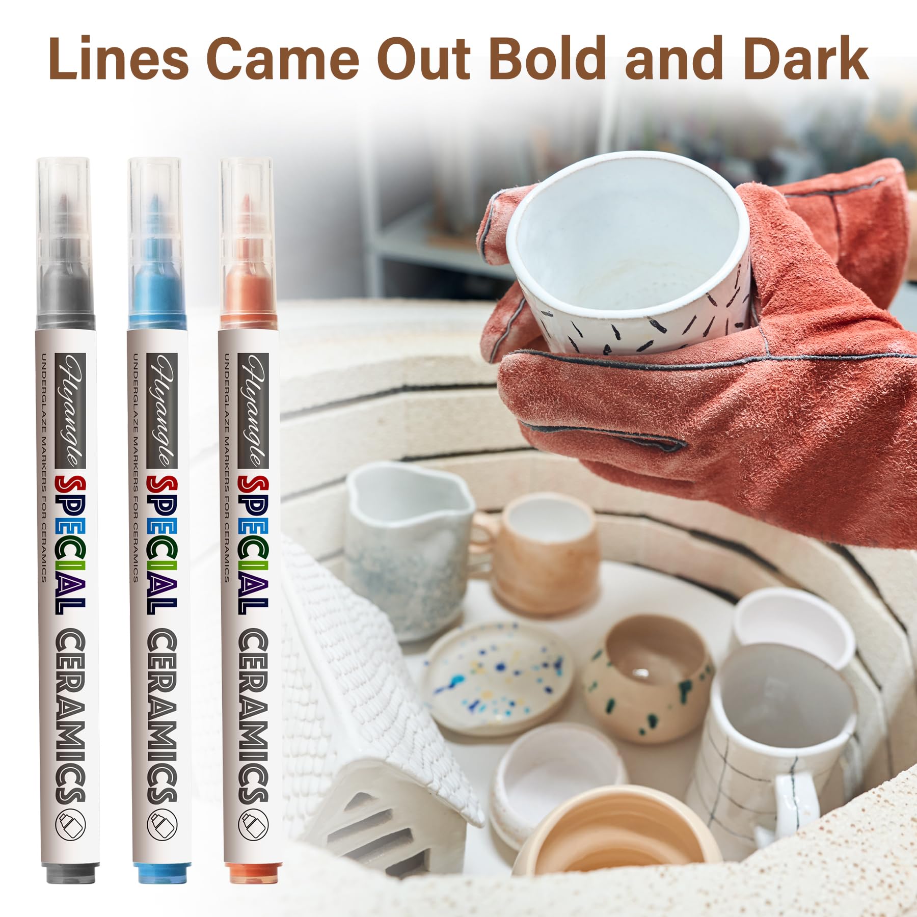 Amazon.com: EliteSign Underglaze Pen for Ceramics, Underglaze