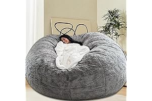 Cozy Comfort: 6FT Comfy and Fluffy Bean Bag Chair