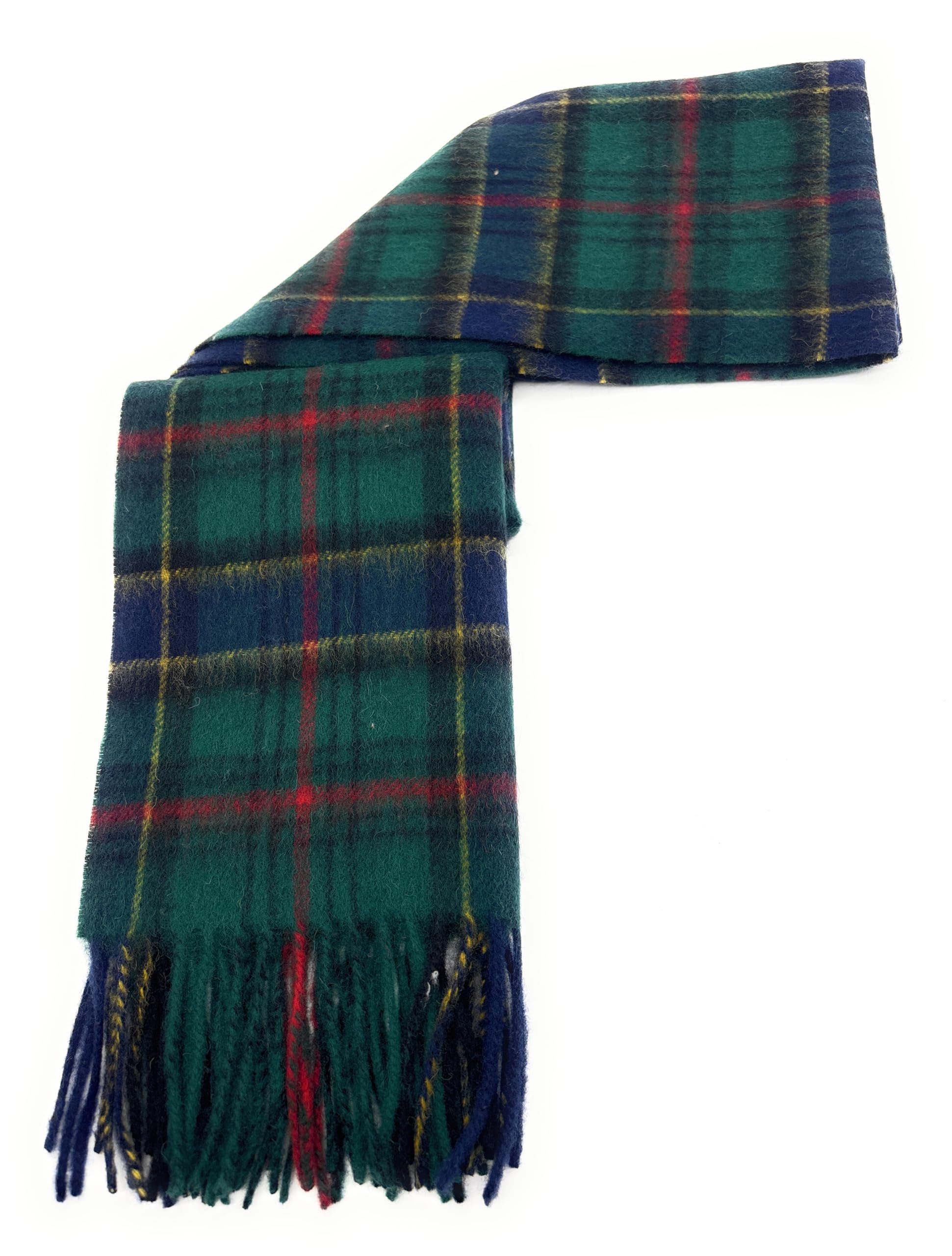Scottish Essence Unisex Ogilvie Hunting Traditional Scottish Pure Lambswool Tartan Clan Scarf, Winter Accessory (Ogilvie Hunting)