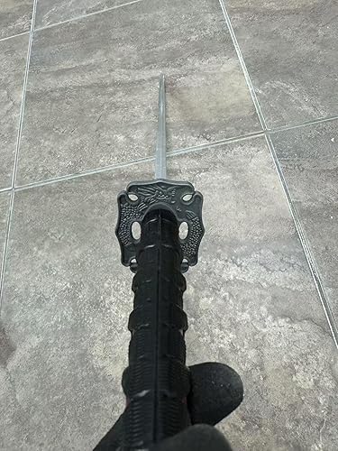 Miniatura 6 de Espada tradicional japonesa de espuma samurái Katana impresa dragón dorado en vaina