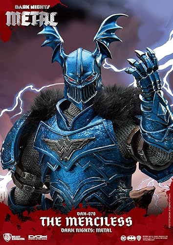 Miniatura 5 de Beast Kingdom Dark Nights Death Metal Batman The Merciless DAH-070 - Figura de acción dinámica de 8 unidades, multicolor