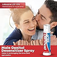 Vista 4 de Dynamo Delay Spray para hombres – 13% lidocaína anestésica en aerosol para ayudarte a durar más tiempo en la cama – Paquete de 5 unidades Climax