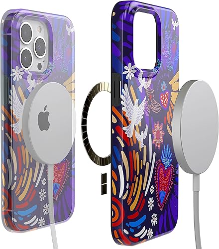 Miniatura 4 de Casely Funda para iPhone 14 Pro Max  Compatible con MagSafe Viva La Vida  Funda Frida Kahlo Collage