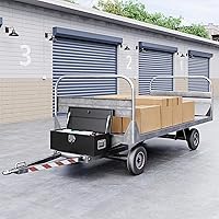 Vista 7 de Yizosh 30 Inch Steel Heavy Duty Truck Bed Tool Box, Trailer Tongue Tool Box with Lock and Keys, Tool Box for Storage, Utility Trailer Tool Box for