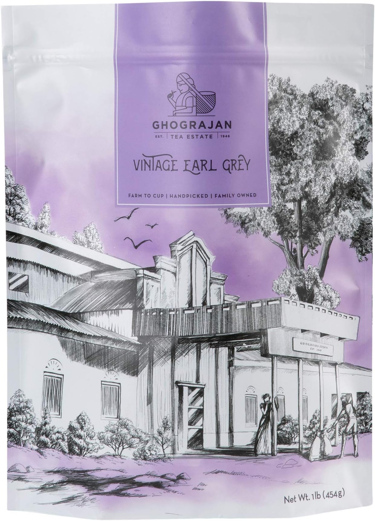 Loose Leaf Earl Grey Black Tea (200+ Cups) - Fresh Harvest - Directly Shipped From Our Family-Owned Estate in India - Blended with Organic Bergamot Oil Sourced From Italy - Bulk Pack