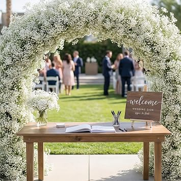 VINSPIRE 6 Pcs Gypsophila Artificial Flowers, UV Resistant Baby's Breath
