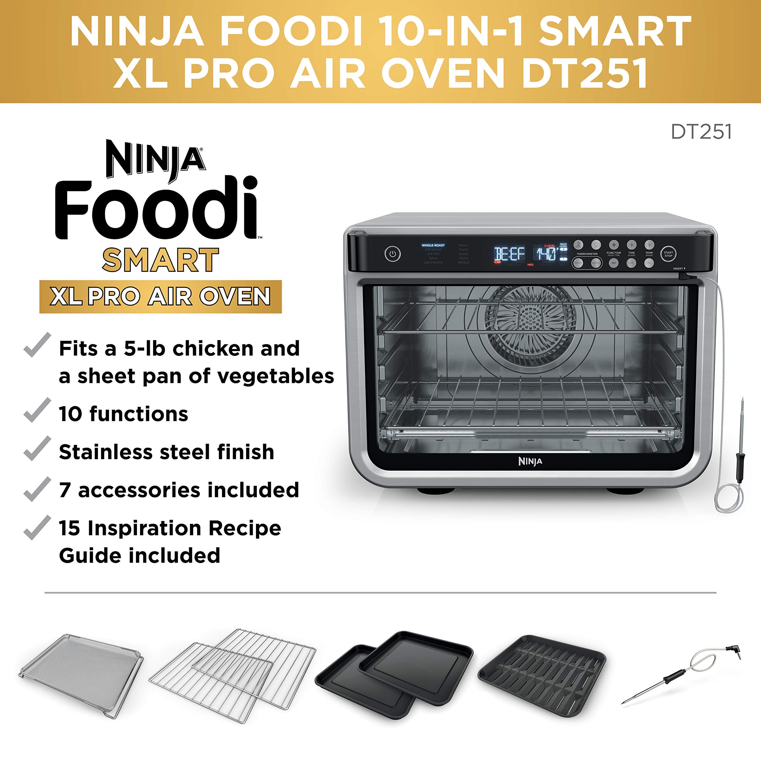 Buy NINJA DT251 Foodi 10in1 Smart Air Fry Digital Countertop