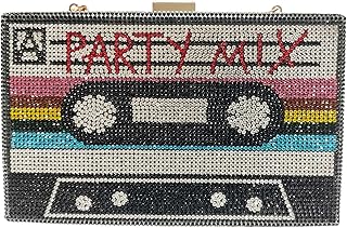 Women Retro Crossbody Bag Rhinestone Fun Unique Evening Clutch Purses fo...