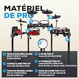 Alesis Nitro Pro XL Electric Drum Kit with Dual-Zone Quiet Mesh Pads, 500+ Authentic BFD Sounds, Bluetooth, Drumeo, USB MIDI - 4