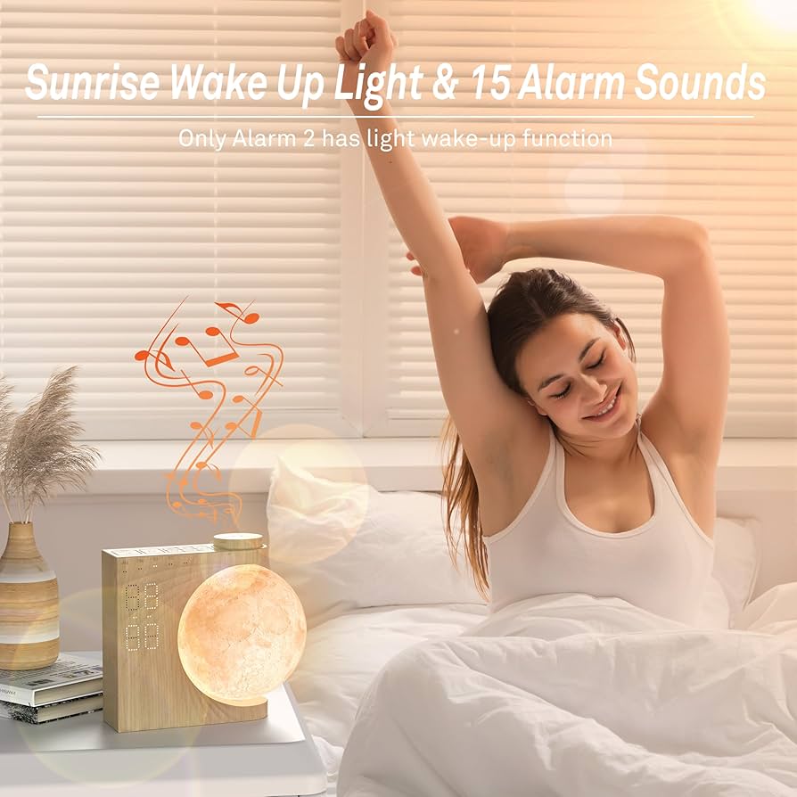 Amazon.com: AIRIVO Alarm Clock for Bedrooms, Sunrise Alarm Clock